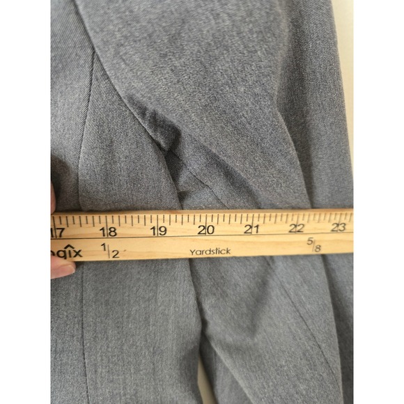 Banana Republic Machine Washable Blazer Jacket Women's Tall Size 14 Gray - Picture 4 of 6